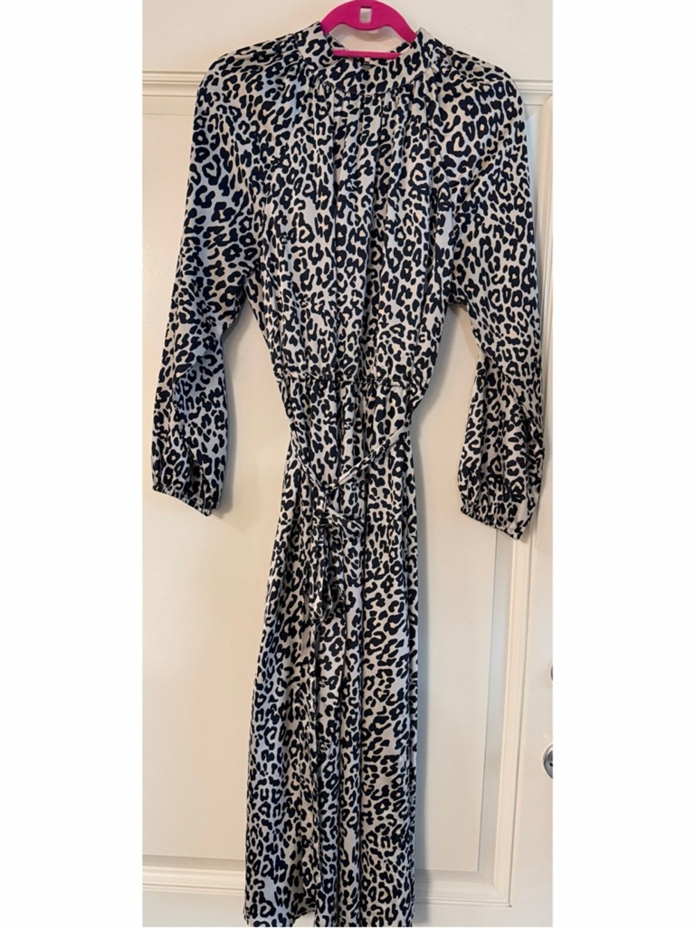 LOFT Leopard-Print Maxi Dress